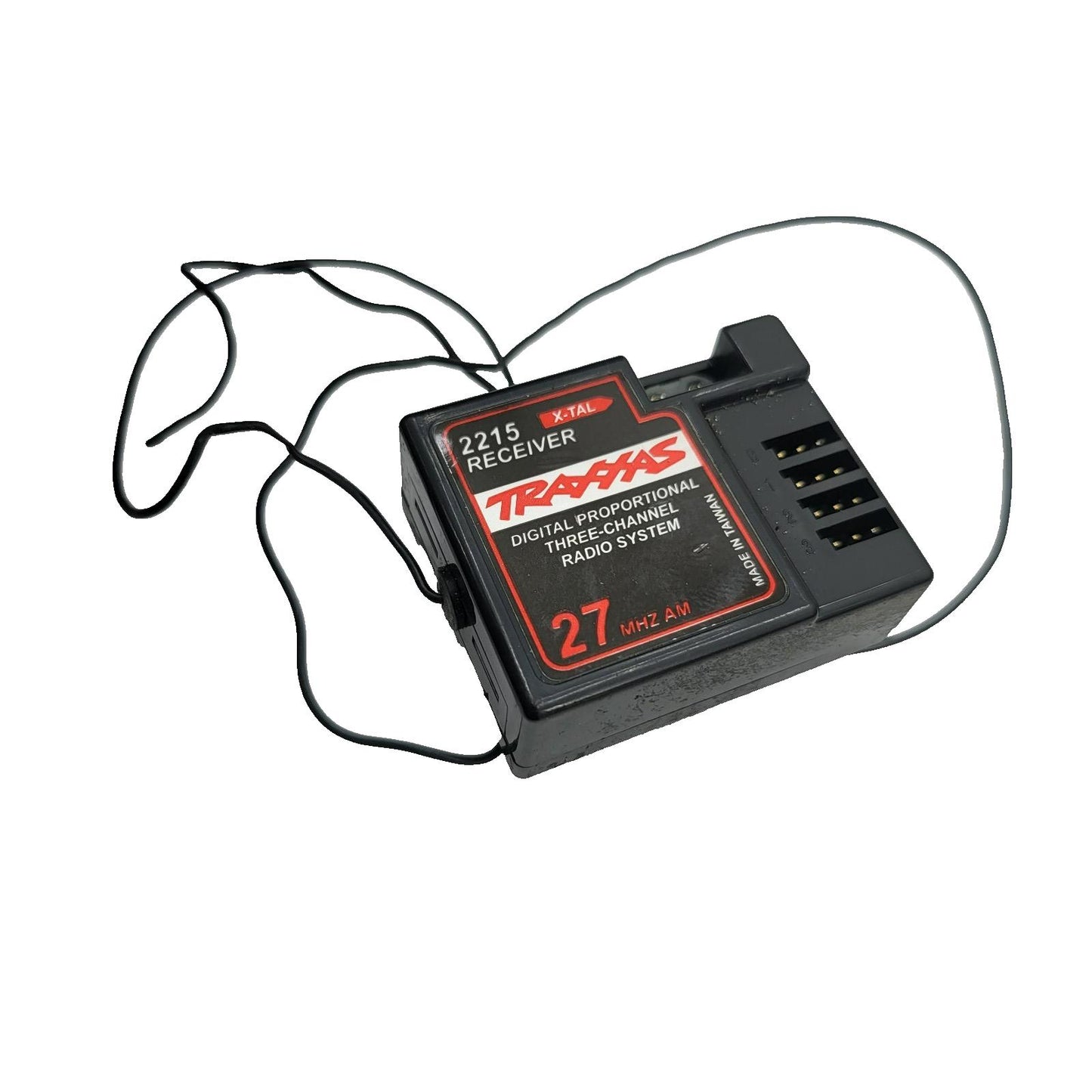 Traxxas 2215 27MHz radio receiver, removed from nitro 4-Tec
