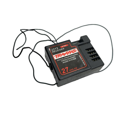 Traxxas 2215 27MHz radio receiver, removed from nitro 4-Tec