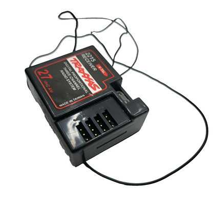 Traxxas 2215 27MHz radio receiver, removed from nitro 4-Tec