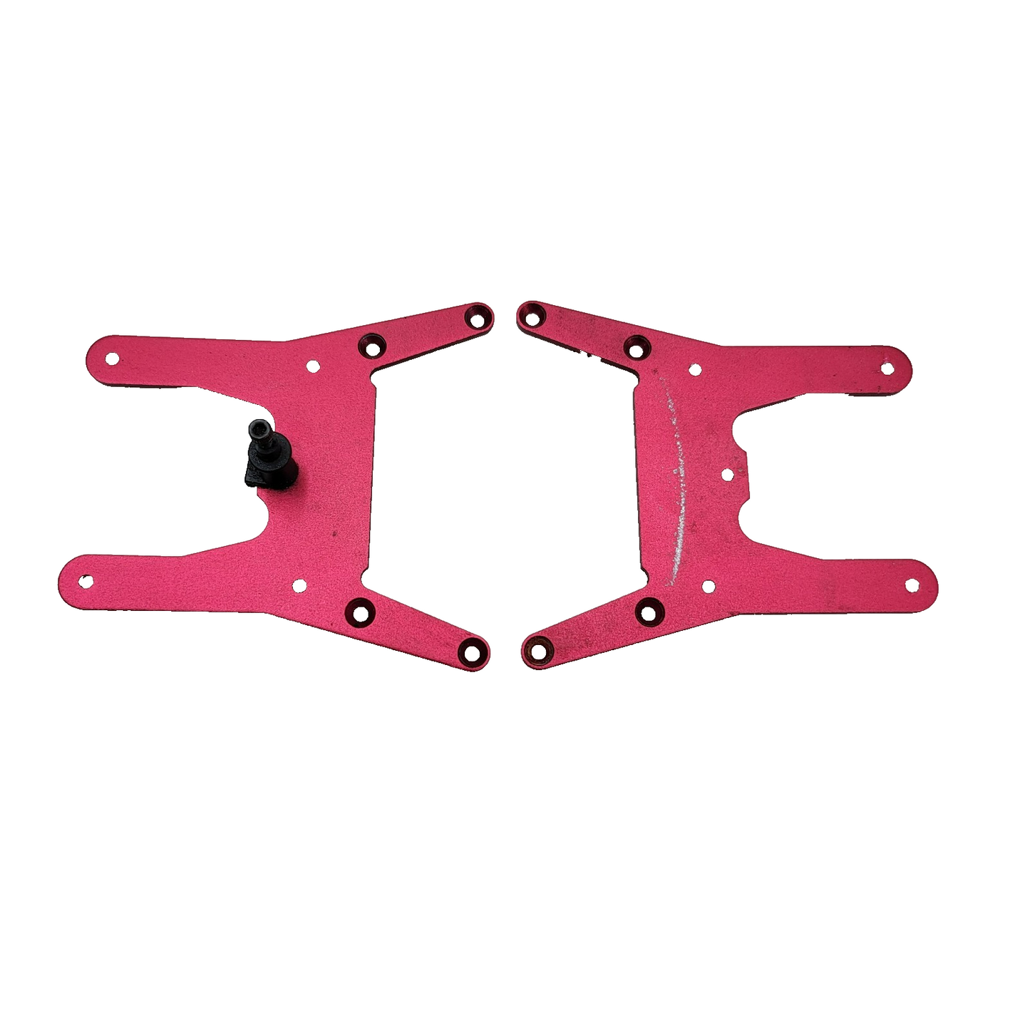 Losi LST XXL 2 gas red aluminum chassis plates, skid plates, top plates
