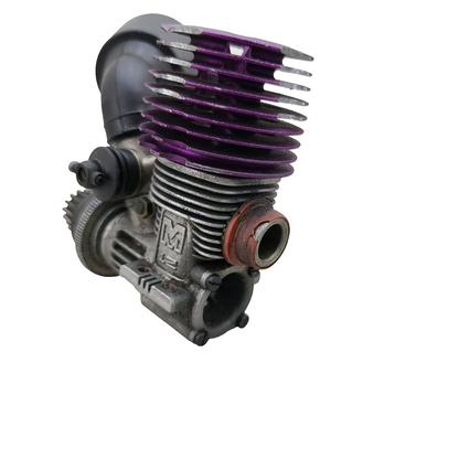 Novarossi M12 Nitro motor with tuned pipe (CRT.5), motor mount, clutch bell +