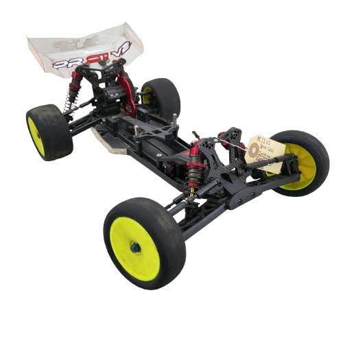PR S1 V2 Buggy 1/10 2WD roller, carbon fiber towers, trans damaged