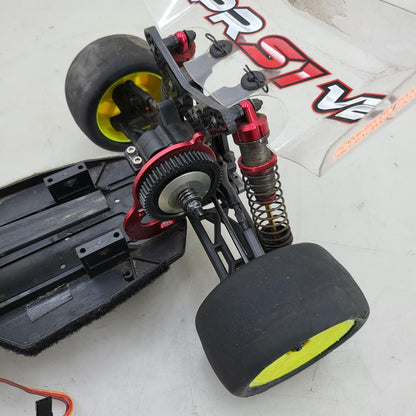 PR S1 V2 Buggy 1/10 2WD roller, carbon fiber towers, trans damaged