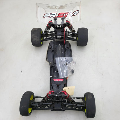 PR S1 V2 Buggy 1/10 2WD roller, carbon fiber towers, trans damaged
