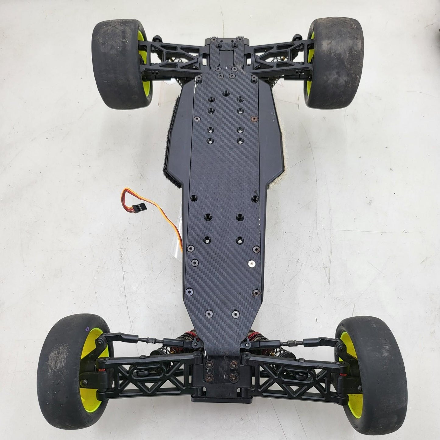 PR S1 V2 Buggy 1/10 2WD roller, carbon fiber towers, trans damaged