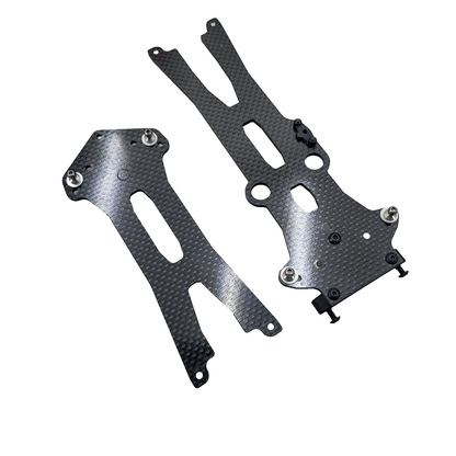 Team Associated RC10 B44 Factory team carbon fiber chassis plates/ upper decks