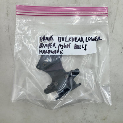 Kyosho Ultima RB5 SP front bulkhead, lower bumper, pivot balls and hardware