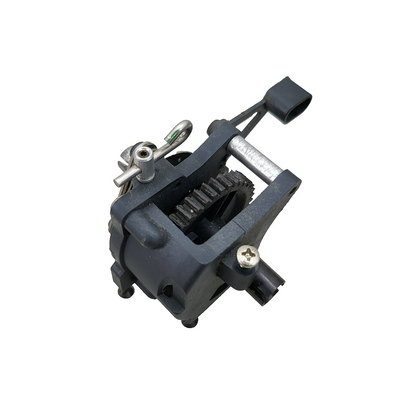 Kyosho SuperTen center spool with spur, mounts, brakes, out-put cups, hardware