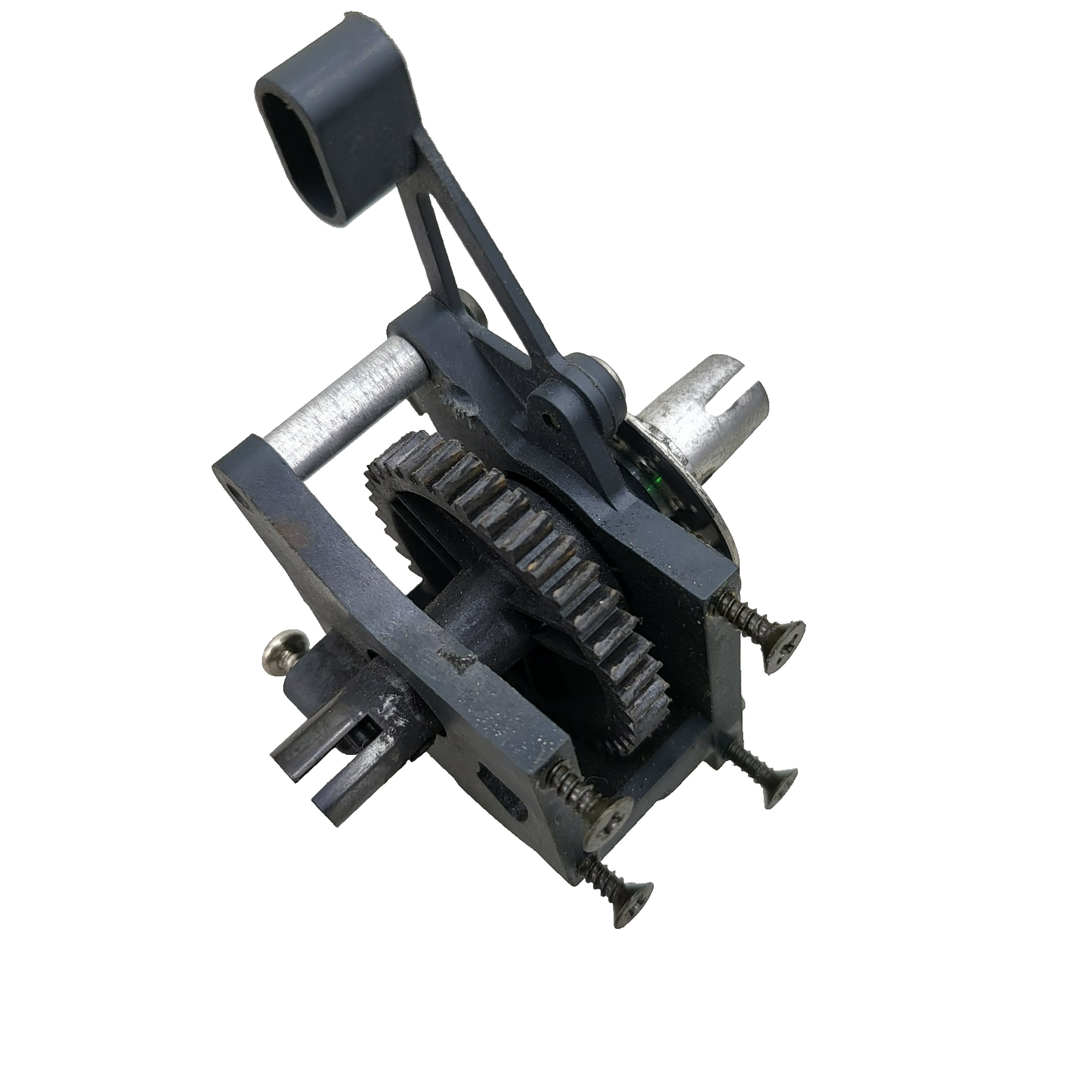 Kyosho SuperTen center spool with spur, mounts, brakes, out-put cups, hardware