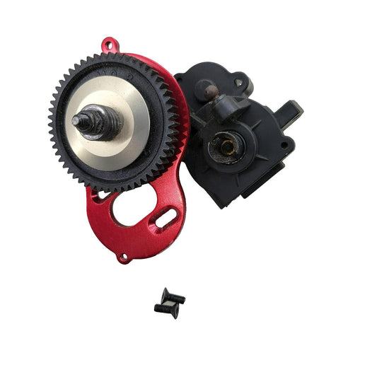 PR Racing S1 V2 transmission/ gear box with aluminum plate-internal damage