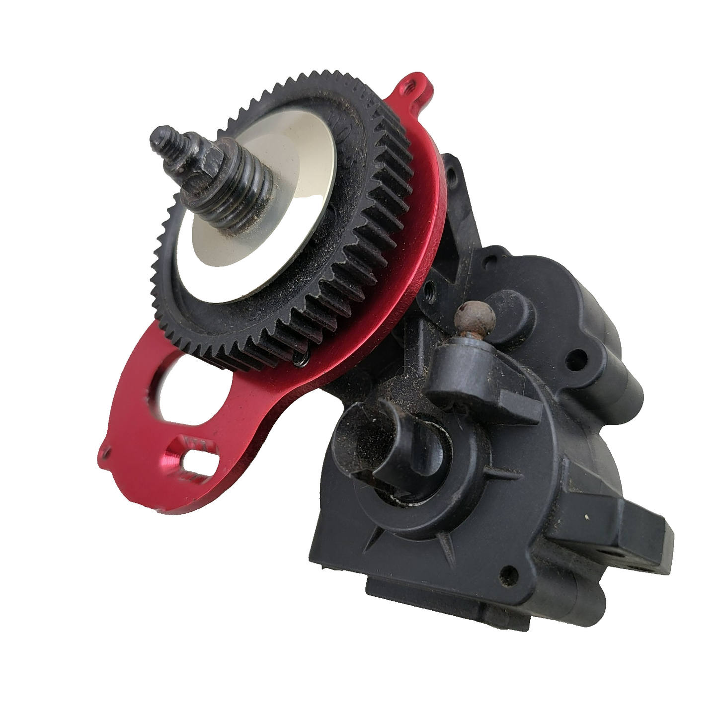PR Racing S1 V2 transmission/ gear box with aluminum plate-internal damage