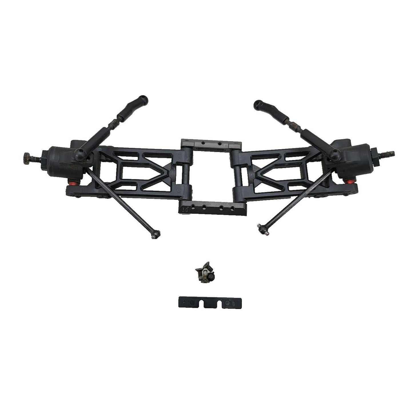 PR Racing S1 V2 front a-arms, links, axles, hubs, hexes, toe blocks, hinge pins