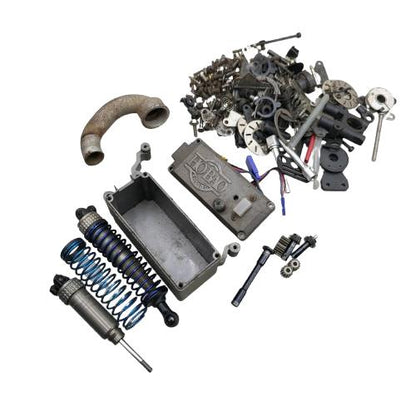 Hobao Hyper 7 parts lot mix, shock, receiver box, manifold, hardware, etc