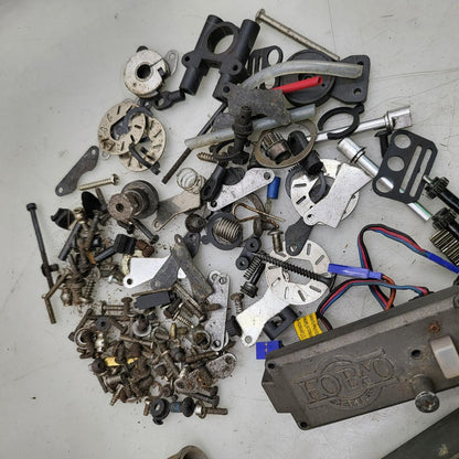 Hobao Hyper 7 parts lot mix, shock, receiver box, manifold, hardware, etc