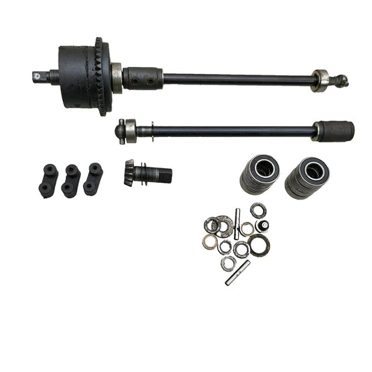 Hobao Hyper 7 differential assembly with driveshafts, bearings, misc.