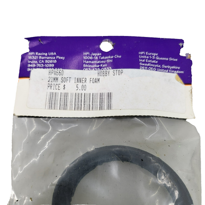 HPI Pro molded inner tire foam 21MM black, soft for 1/10th scale #4660