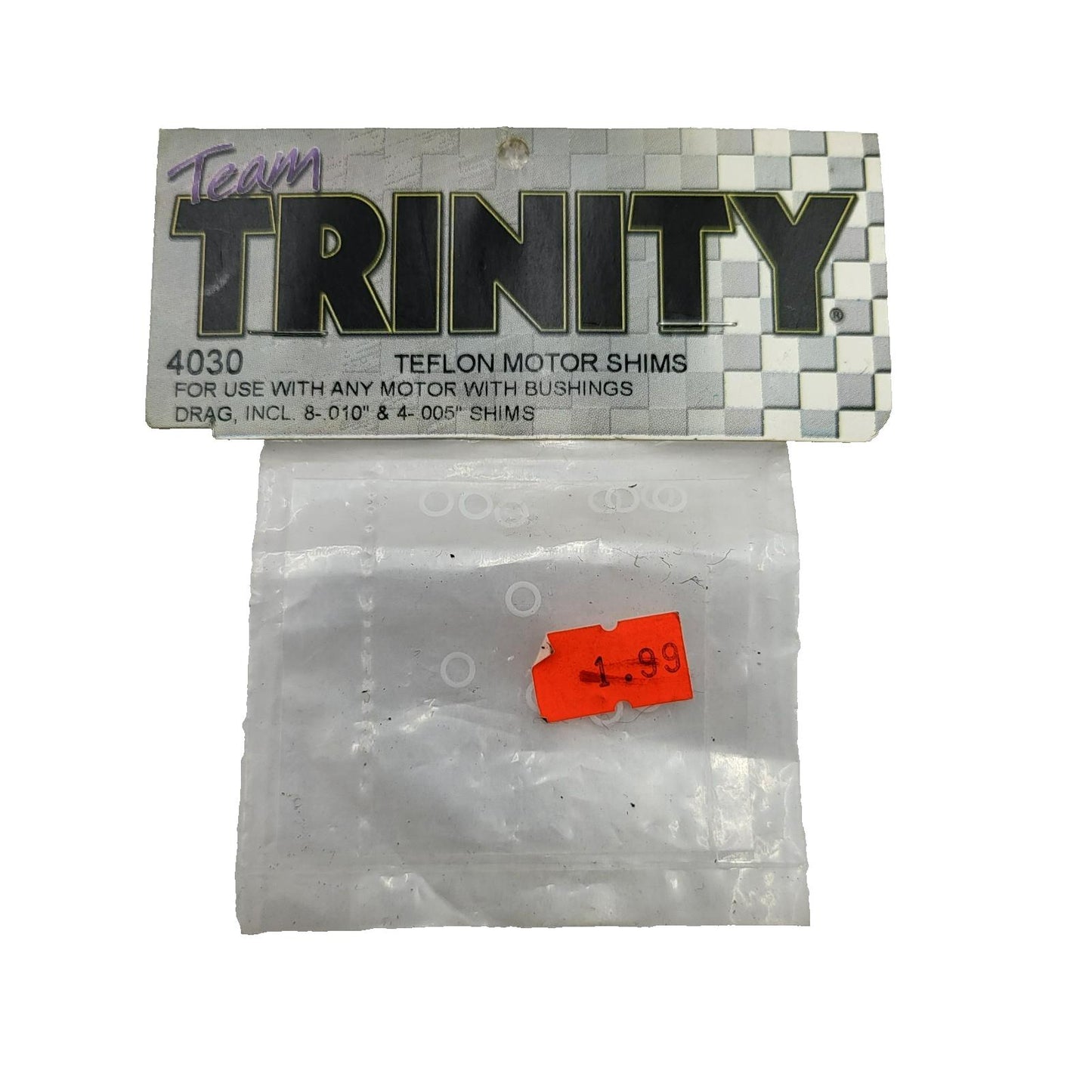 Trinity Teflon motor shims universal for motors with bushings NOS #4030