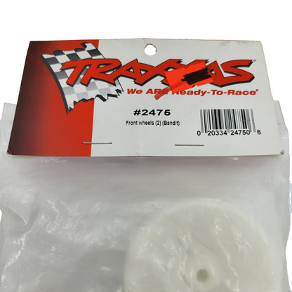 Traxxas White front dish wheels 2.2" Bandit #2475