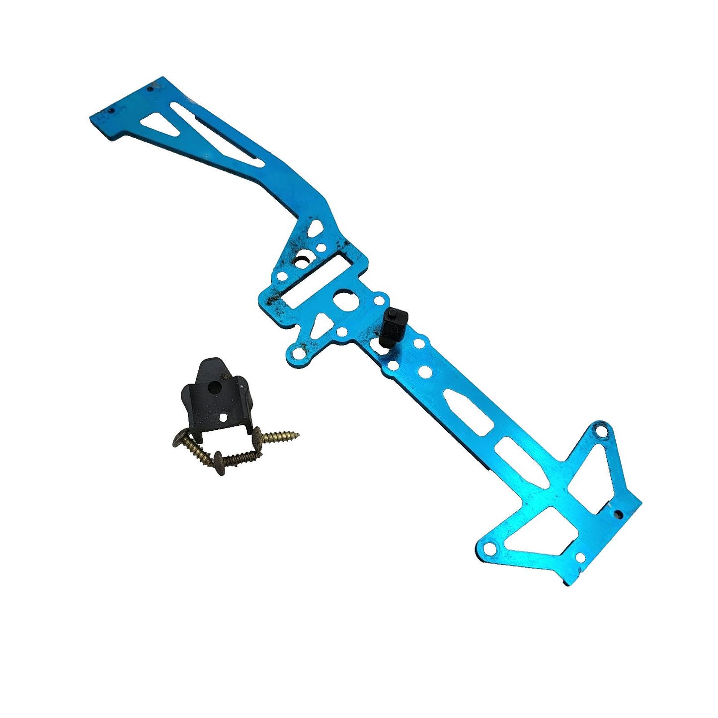 Duratrax Nitro Quake blue aluminum upper deck