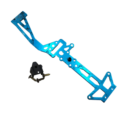 Duratrax Nitro Quake blue aluminum upper deck