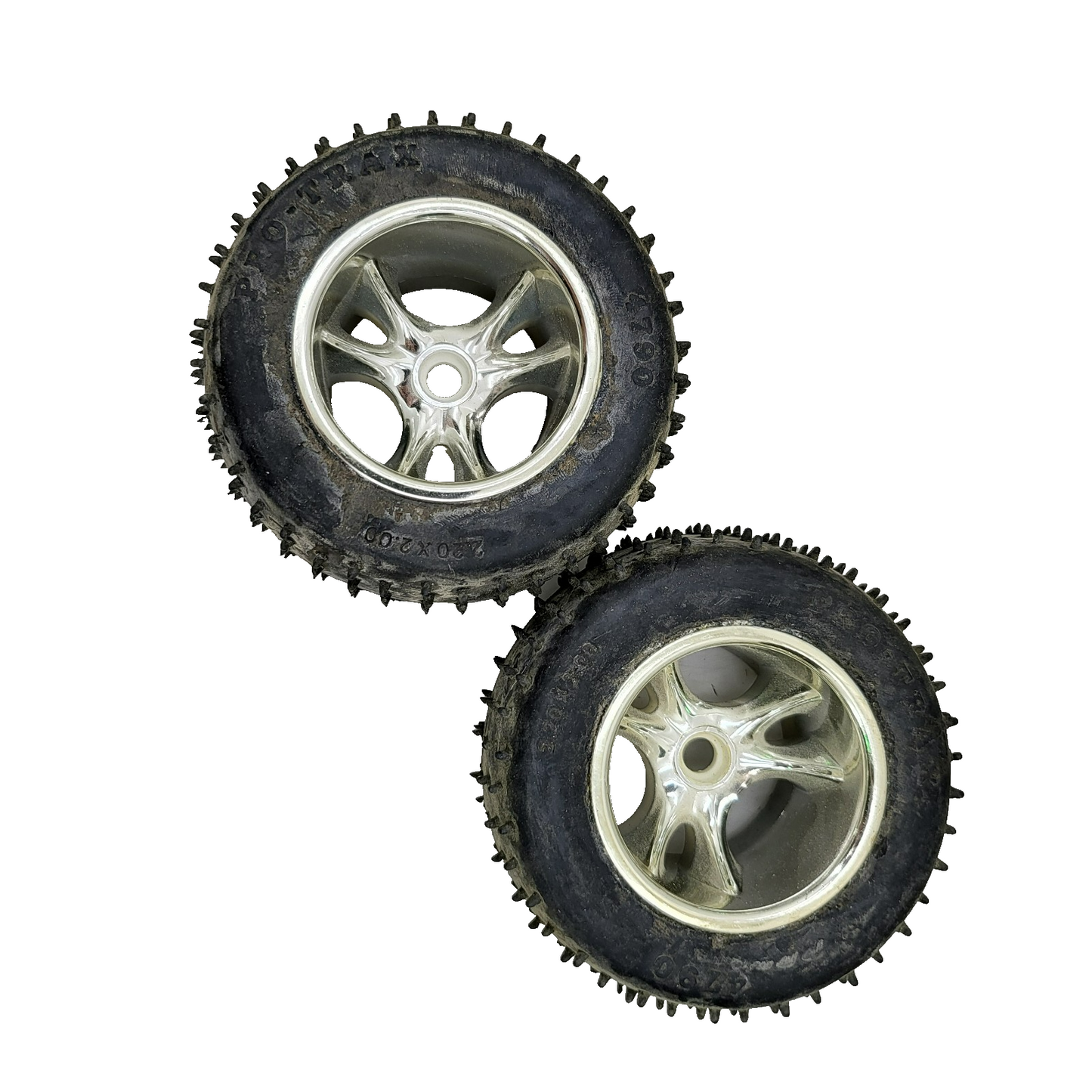 Traxxas Pro-Trax spiked 2.2 spft 12mm hex, #4790 set of 2