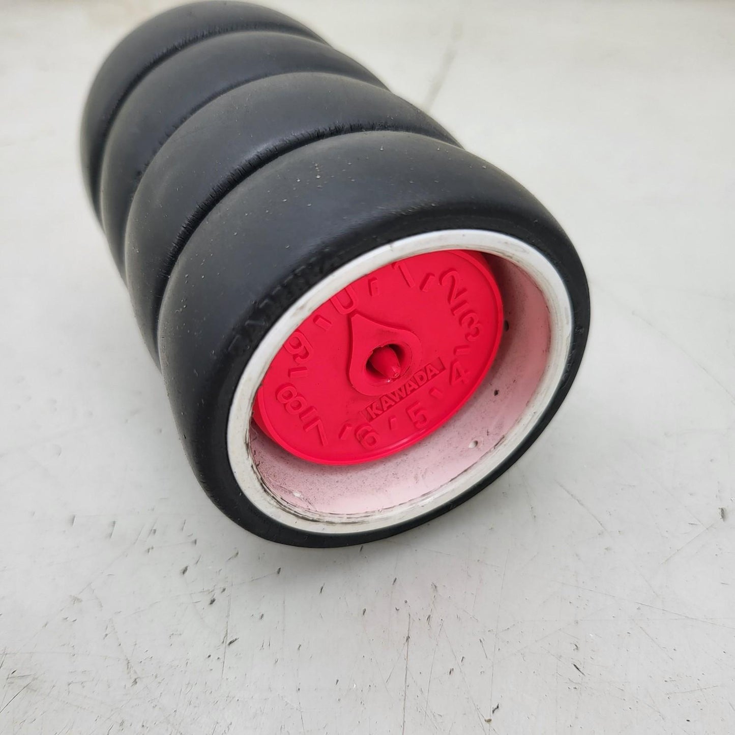 Tamiya 1/10th scale slicks, set of 4. 12mm hex on white multi spoke wheels