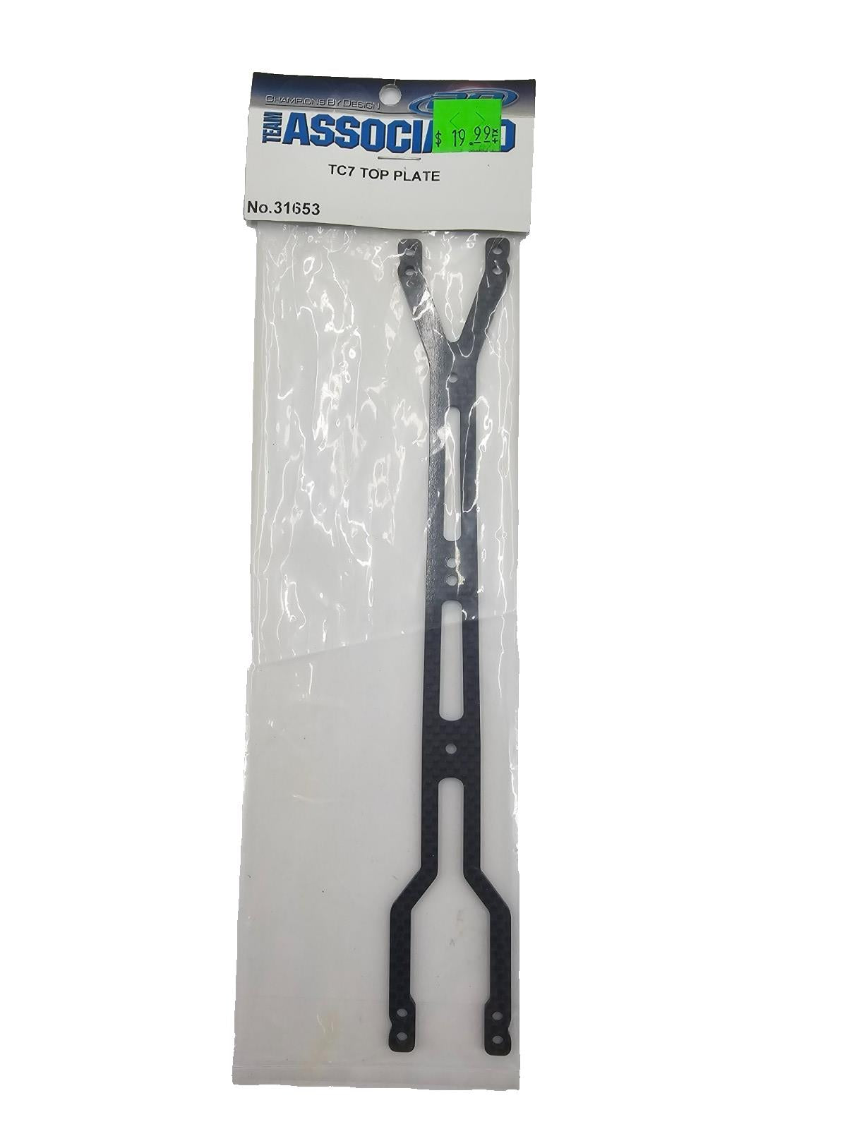 Team Associated TC7 Carbon Top plate, discontinued NOS, #31653