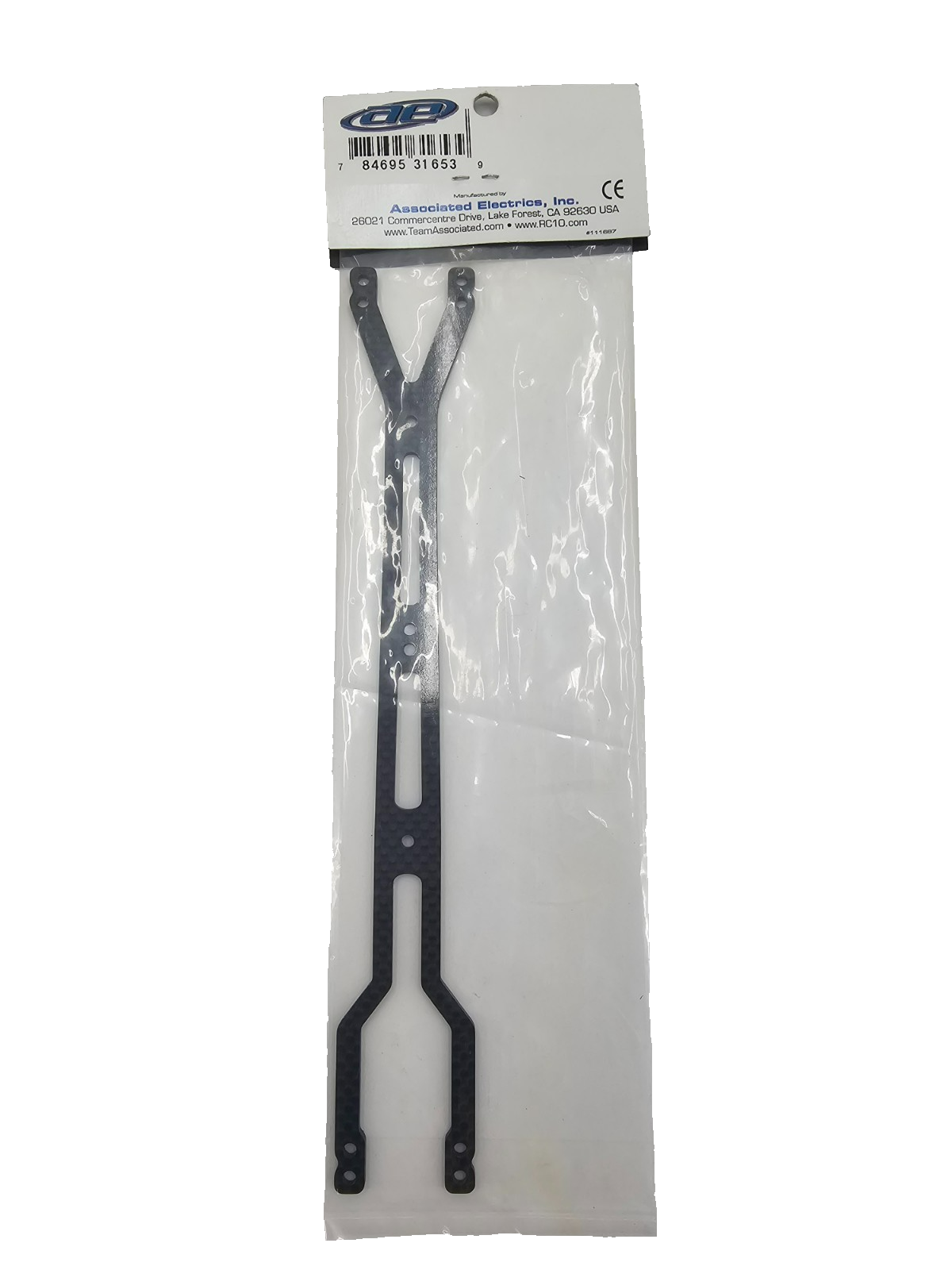 Team Associated TC7 Carbon Top plate, discontinued NOS, #31653
