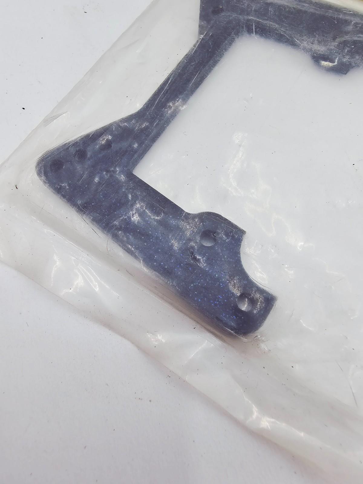 Trinity XXX Thick blue graphite front shock tower Vintage NOS #TK5012