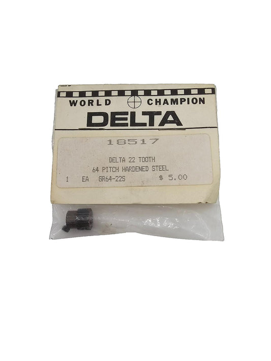 World Champion Delta 22 tooth 64 pitch hardened steel gear #18517