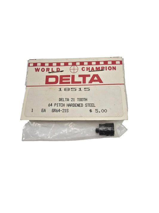 World Champion Delta 21 tooth 64 pitch hardened steel gear #18515