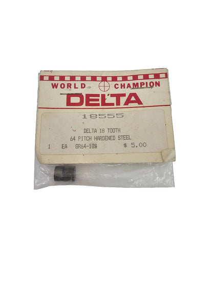 World Champion Delta 18 tooth 64 pitch hardened steel gear #18555