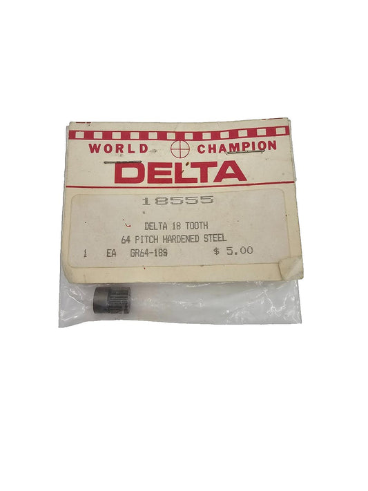 World Champion Delta 18 tooth 64 pitch hardened steel gear #18555