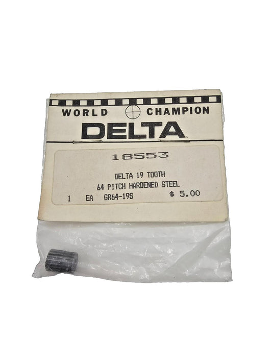 World Champion Delta 19 tooth 64 pitch hardened steel gear #18553