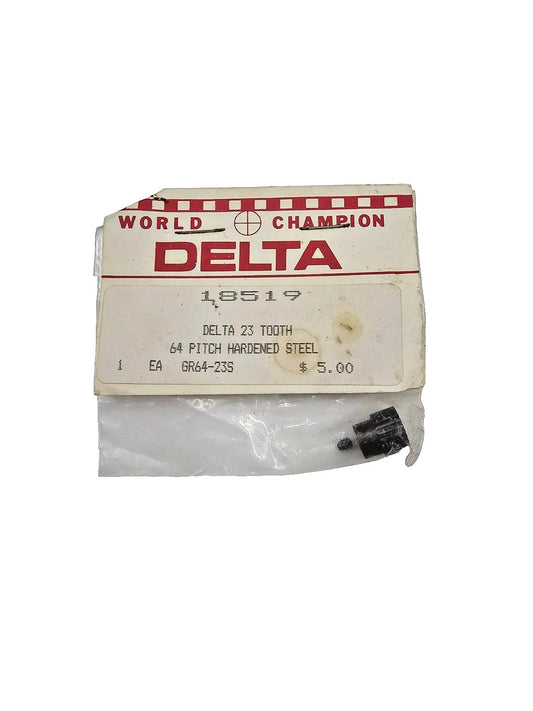 World Champion Delta 23 tooth 64 pitch hardened steel gear #18519