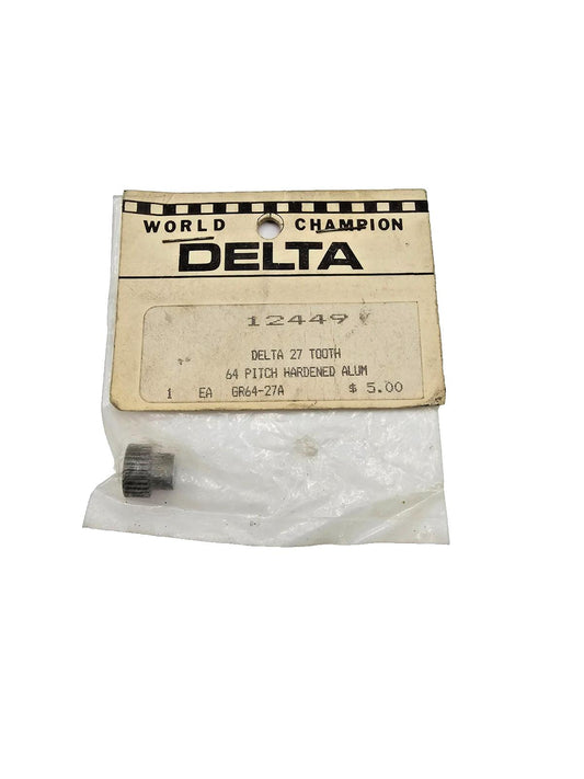 World Champion Delta 27 tooth 64 pitch hardened aluminum gear #12449