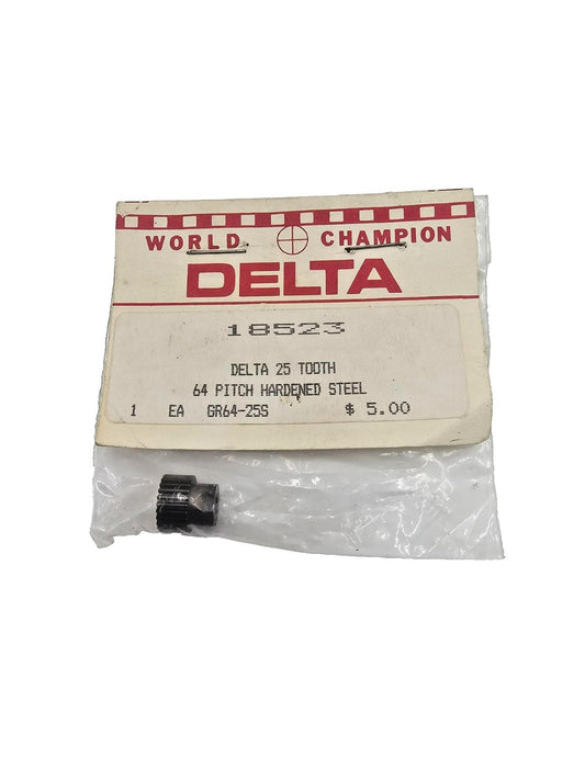 World Champion Delta 25 tooth 64 pitch hardened steel gear #18523
