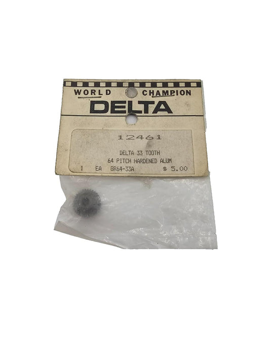 World Champion Delta 33 tooth 64 pitch hardened aluminum gear #12461