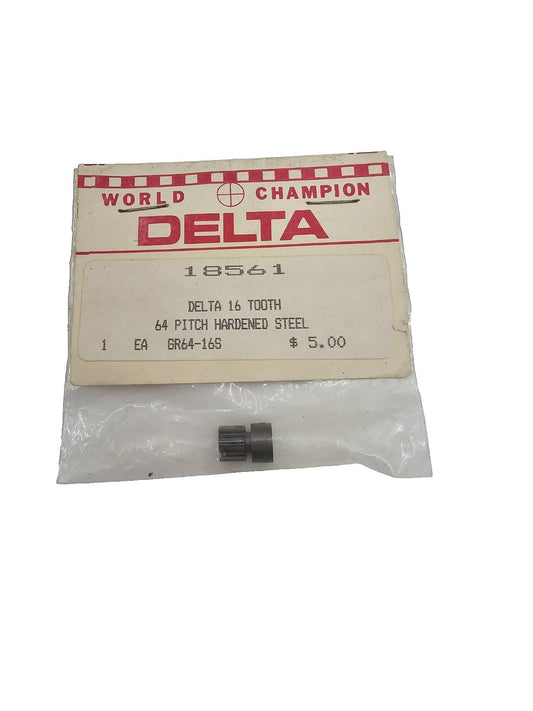 World Champion Delta 16 tooth 64 pitch hardened steel gear #18561
