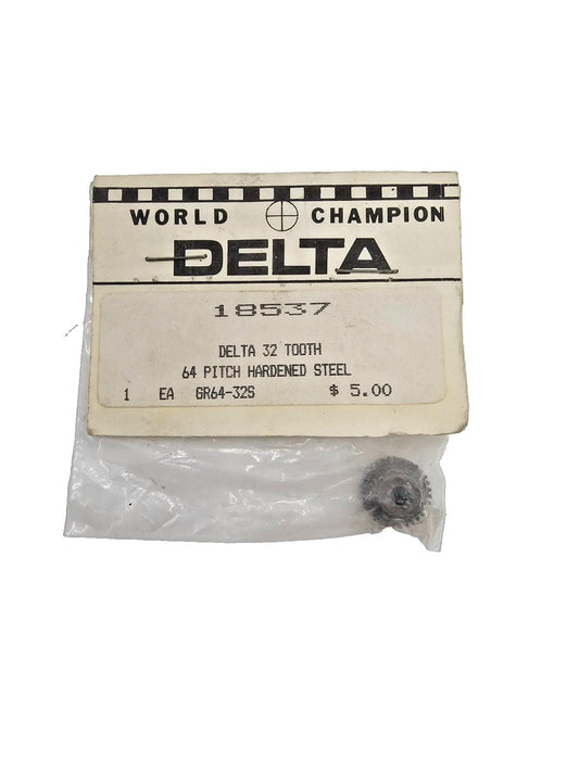World Champion Delta 32 tooth 64 pitch hardened steel gear #18537