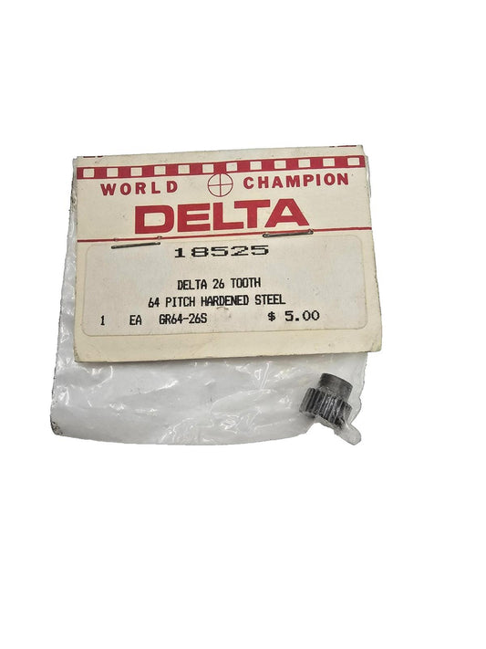 World Champion Delta 26 tooth 64 pitch hardened steel gear #18525