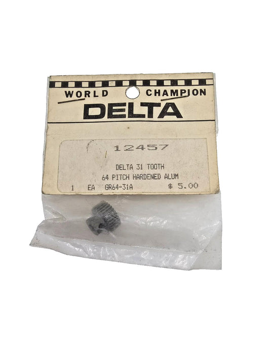 World Champion Delta 31 tooth 64 pitch hardened aluminum gear #12457