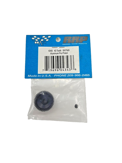 Robinson Racing 43 tooth 64 pitch aluminum pro pinion #4343