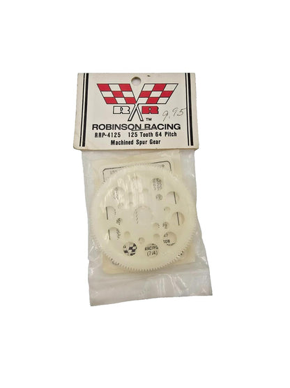 Robinson Racing 125 tooth 64 pitch machined spur gear for JRX2 #4125
