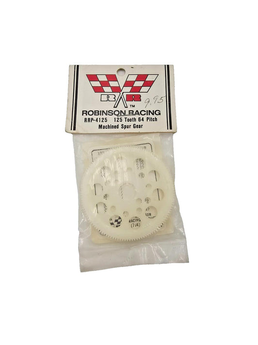 Robinson Racing 125 tooth 64 pitch machined spur gear for JRX2 #4125
