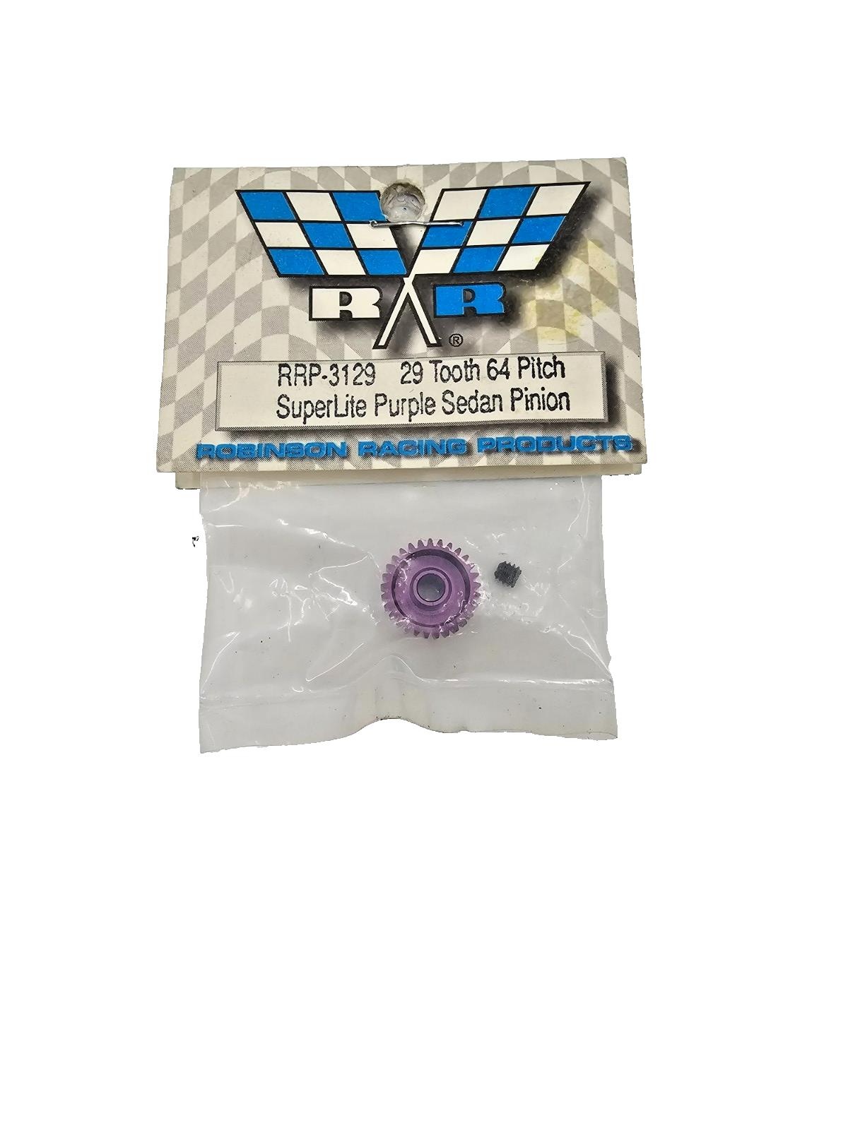 Robinson Racing 29 tooth 64 SuperLite purple sedan pinion #3129