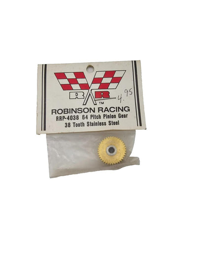 Robinson Racing 38 tooth 64 pitch stainless steel pinion gear #4038