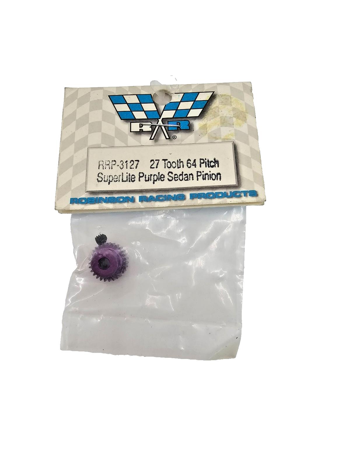 Robinson Racing 27 tooth 64 pitch SuperLite purple sedan pinion #3127