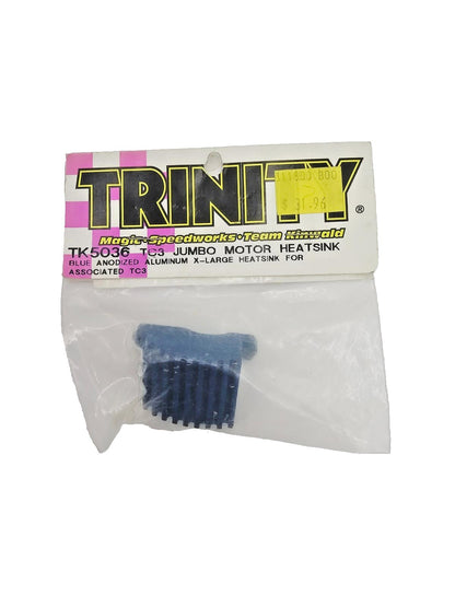 Trinity TC3 Jumbo motor heatsink anodized blue aluminum X-Large #TK5063 Rare