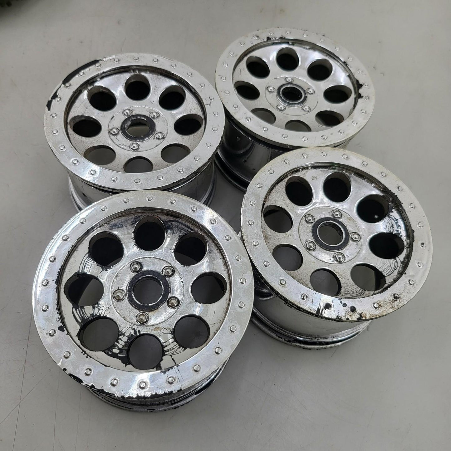HPI Racing Savage Octane XL 1/8 Terrapin tires with foams and bullet hole wheels
